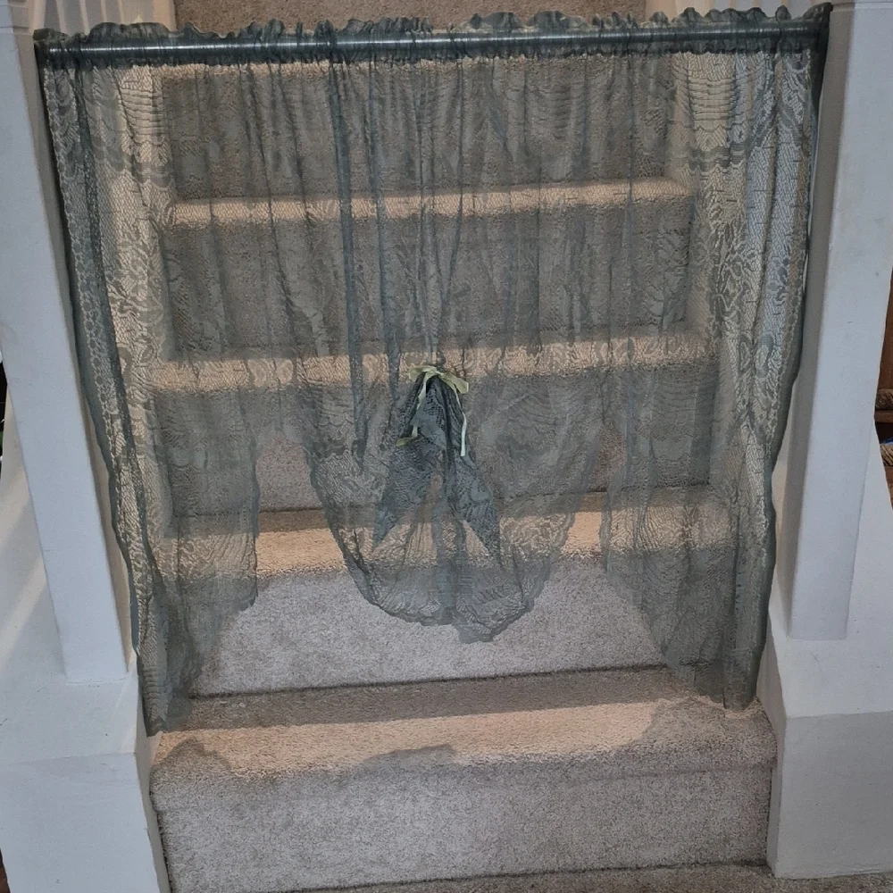 Sage Olive Green Valance Curtain 60